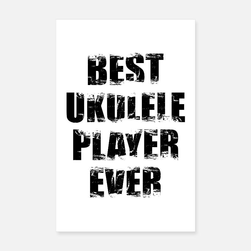 Bester Ukulelist Poster 20x30 cm