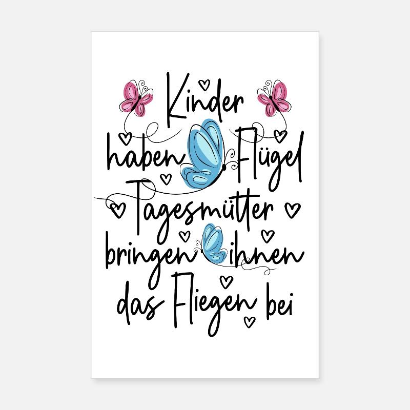 Tagesmutter Poster 20x30 cm