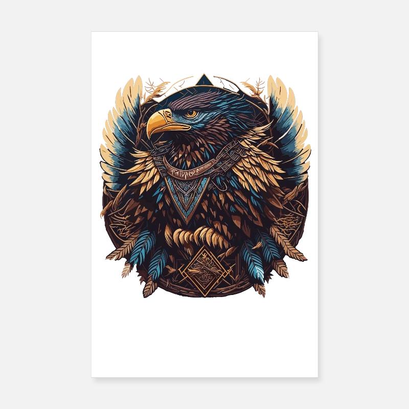 Attrape-rêves d’aigle Poster 20 x 30 cm
