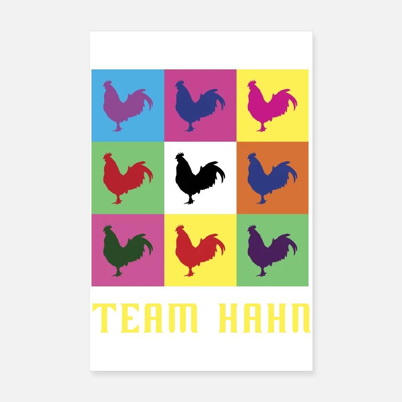 Team Hahn Poster 20x30 cm