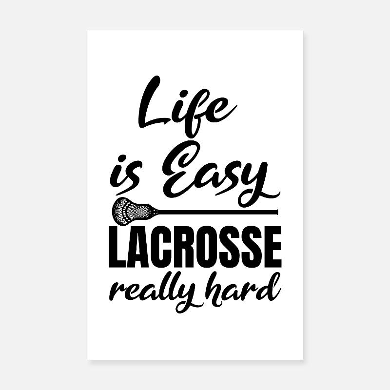 Slogan de motivation de la crosse Poster 20 x 30 cm
