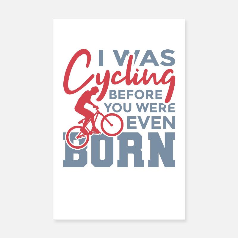 Blague de cycliste Poster 20 x 30 cm