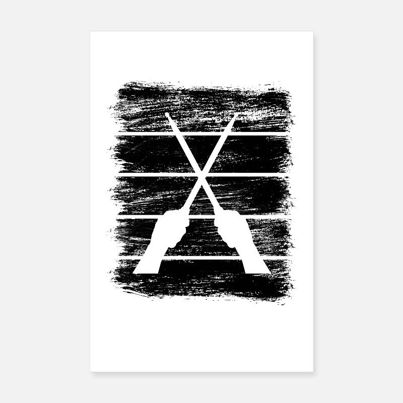 Drumsticks Sketch Poster 8" x 12" (20x30 cm)