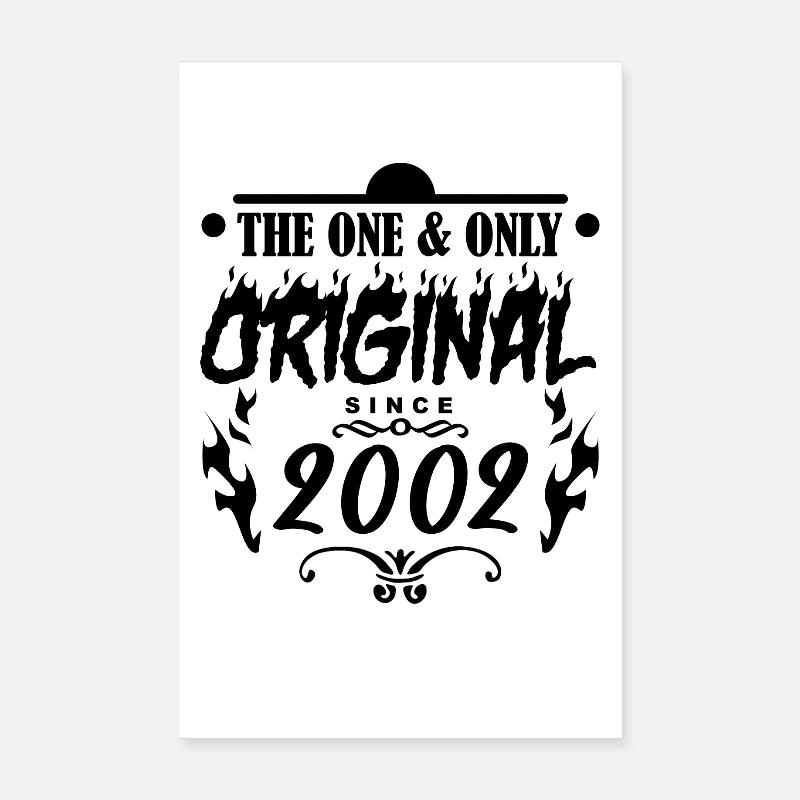 2002 - Année de construction 2002 - Année de construction 2002 Poster 20 x 30 cm