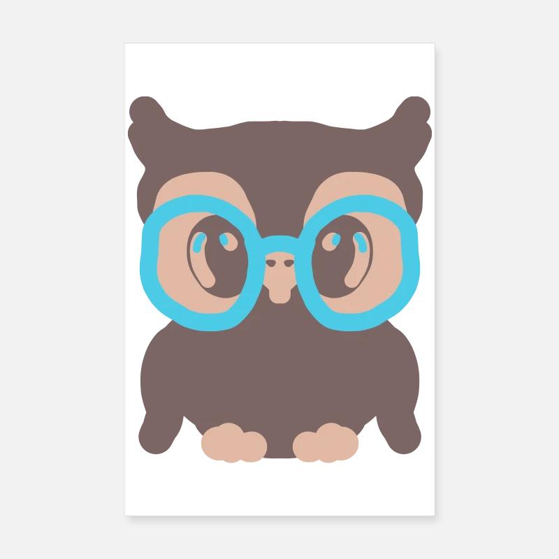 Grand duc Poster 20 x 30 cm