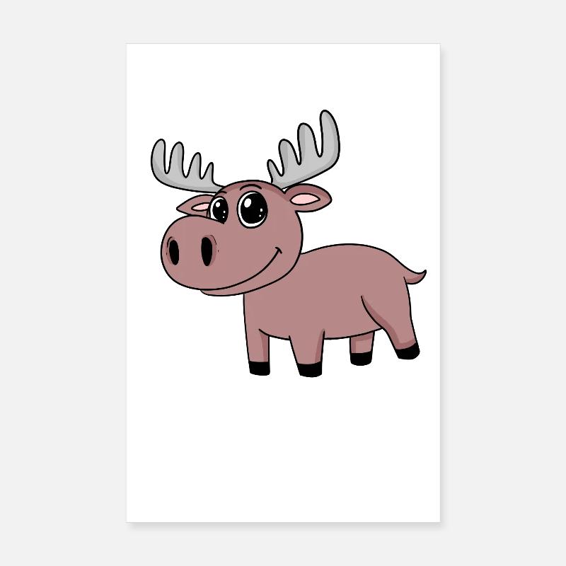 Roe deer Poster 8" x 12" (20x30 cm)