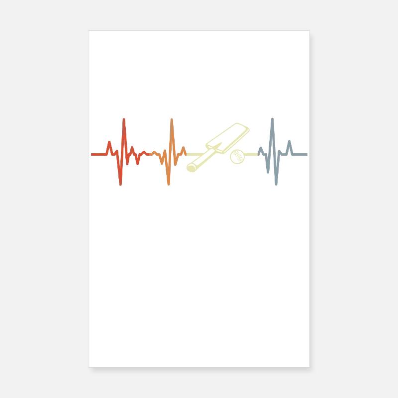 Palpitations de coeur de grillon vintage Poster 20 x 30 cm