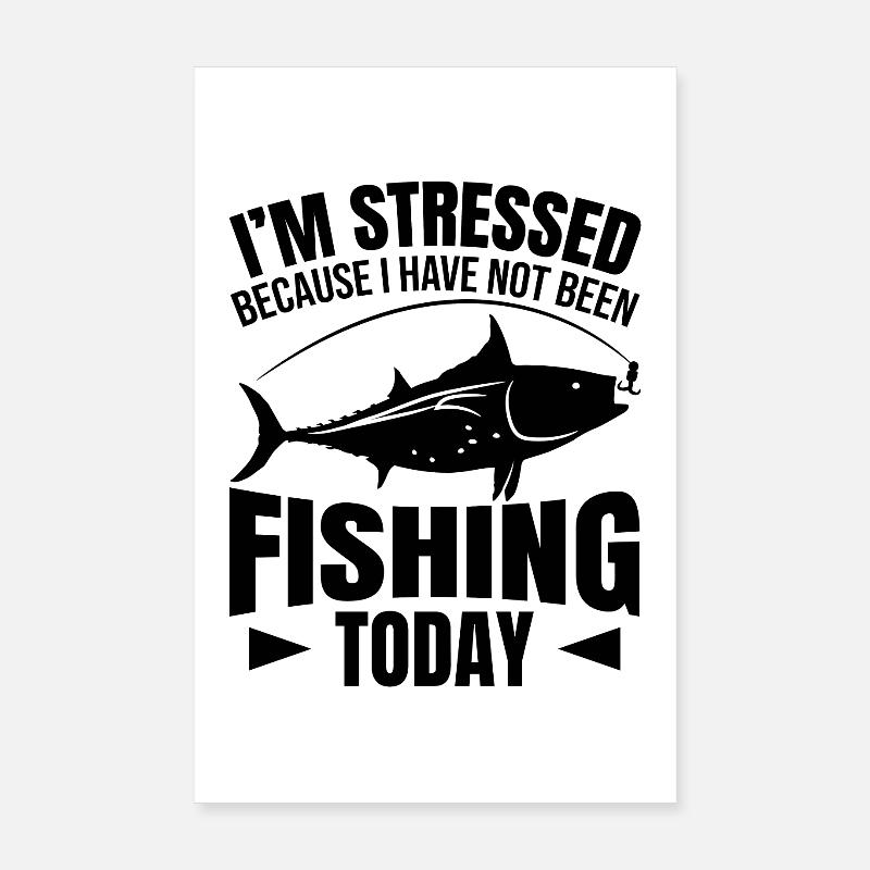 Fishing Poster 8" x 12" (20x30 cm)