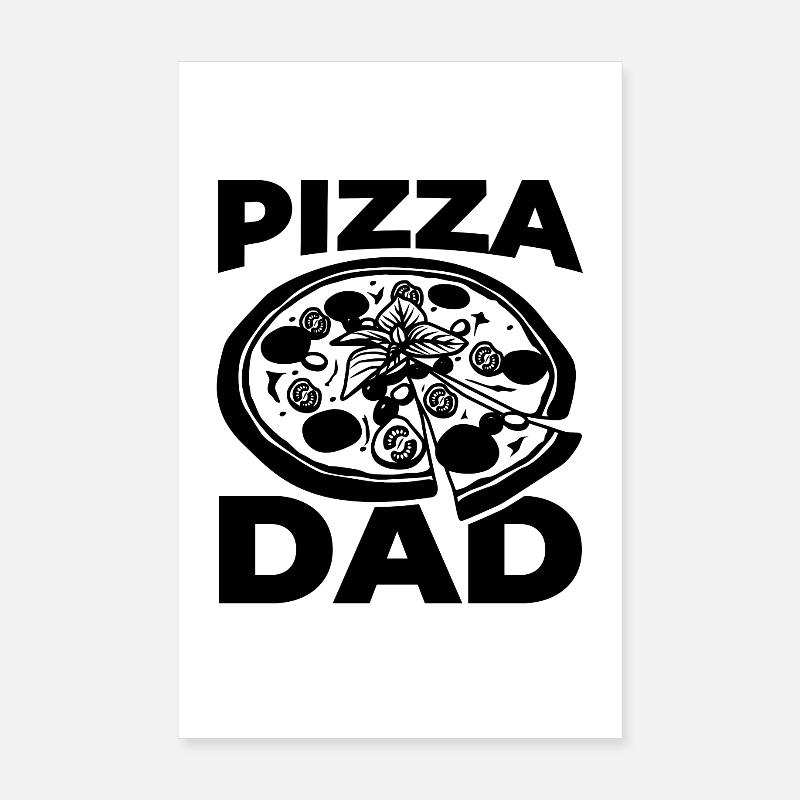 Papa Pizza Poster 20 x 30 cm