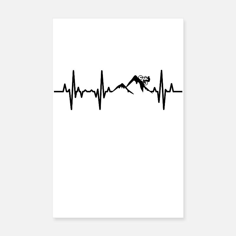 Palpitations de vétét, ECG Poster 20 x 30 cm