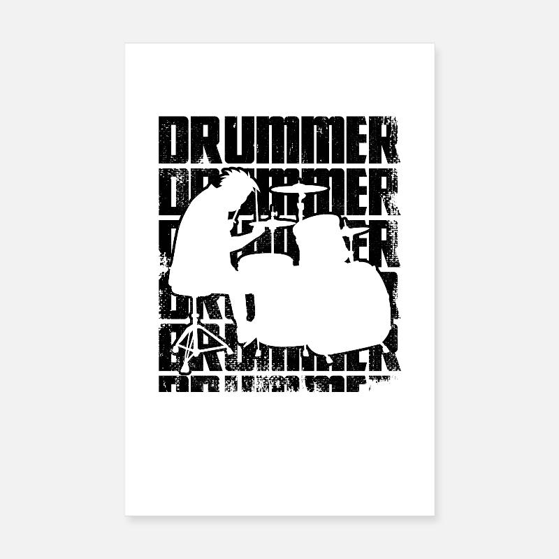 Batteur Poster 20 x 30 cm