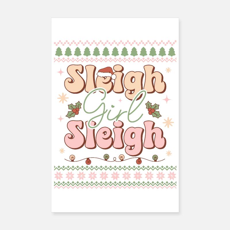 Pull de Noël moche Poster 20 x 30 cm