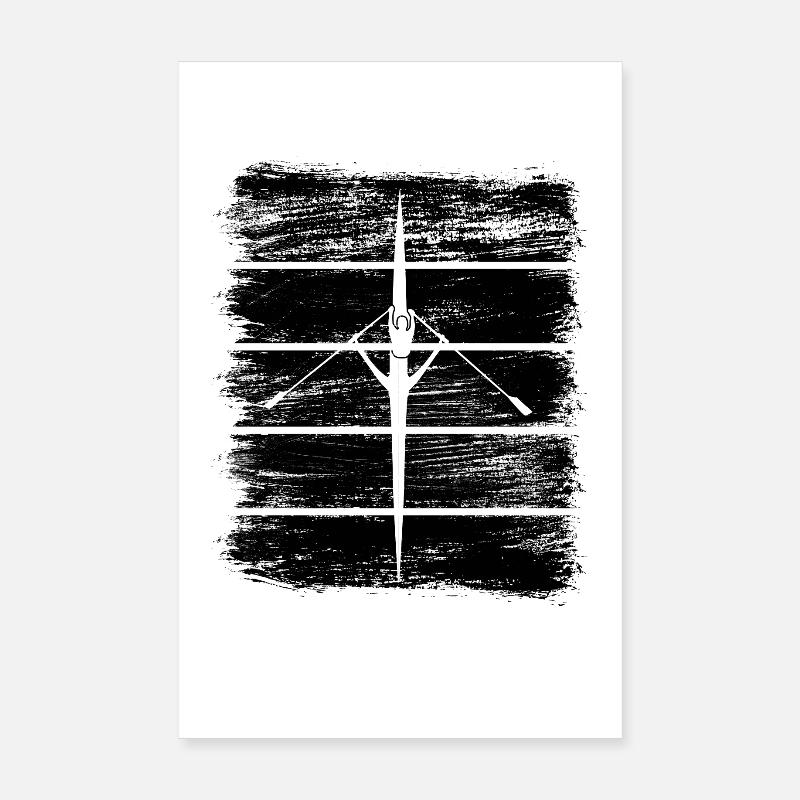 Ruderboot Poster 20x30 cm
