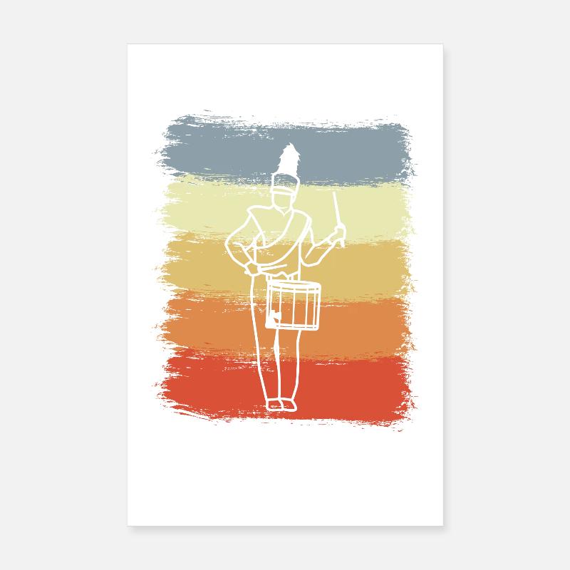 marching band Poster 8" x 12" (20x30 cm)