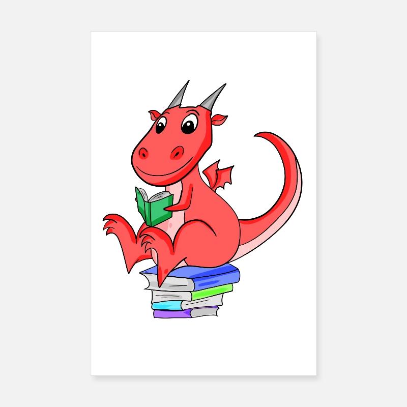 Books Dragon Dragon Poster 8" x 12" (20x30 cm)