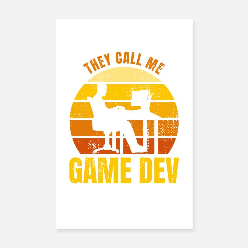 Video Games Developer Poster 8" x 12" (20x30 cm)