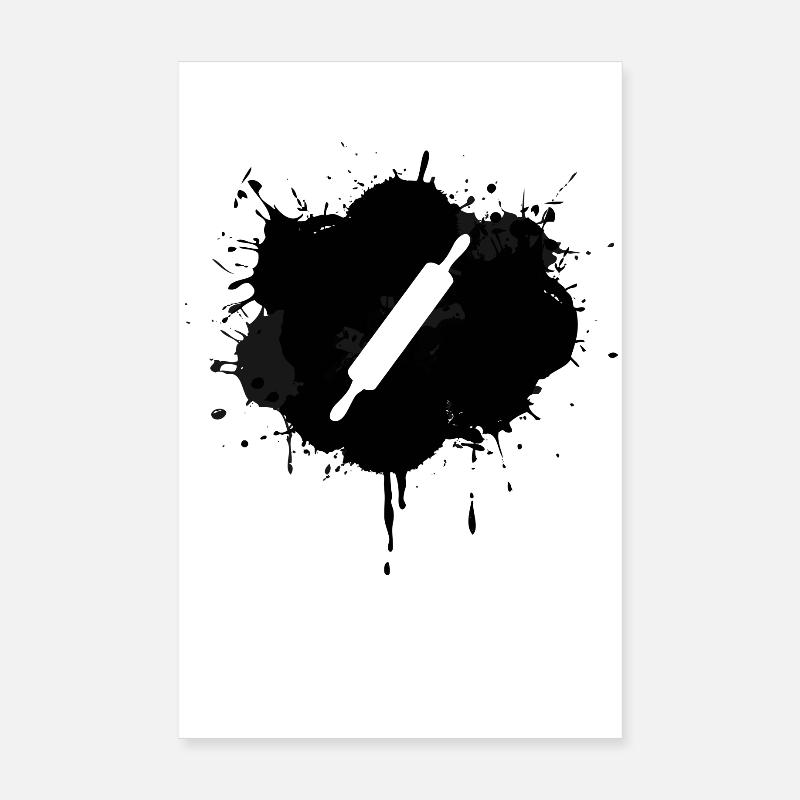 Nudelholz Poster 20x30 cm