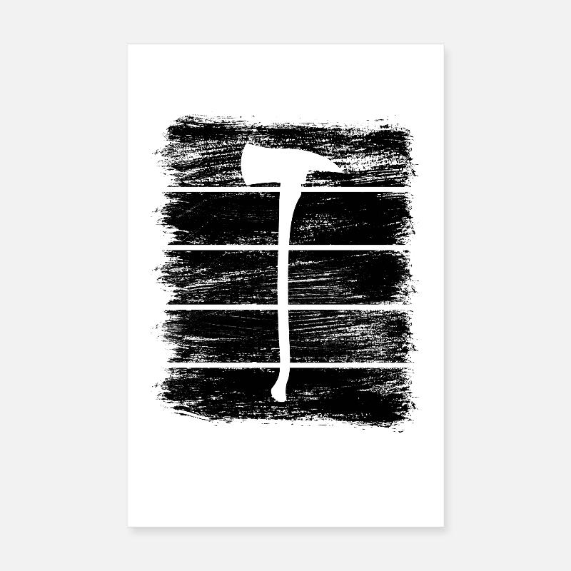Fireman's Axe Poster 8" x 12" (20x30 cm)