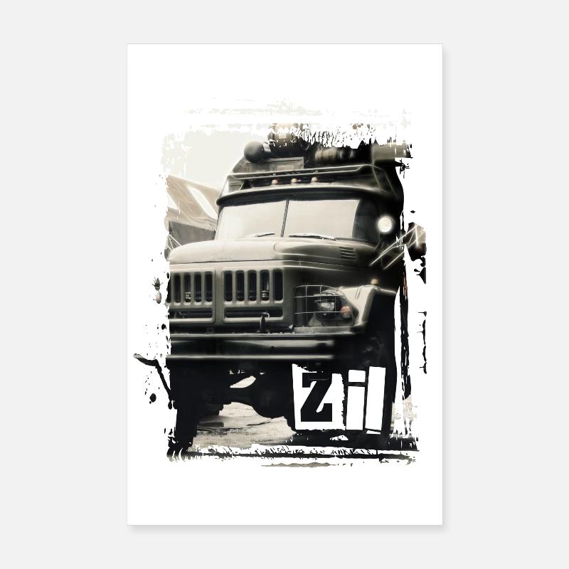 ZIL 131 GDR Poster 8" x 12" (20x30 cm)