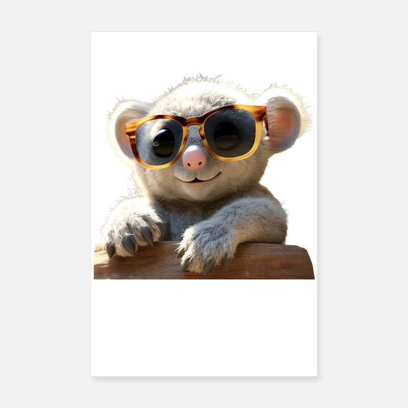 Koala Australia Koalas Koala Bear Cute Koala Bear Poster 8" x 12" (20x30 cm)