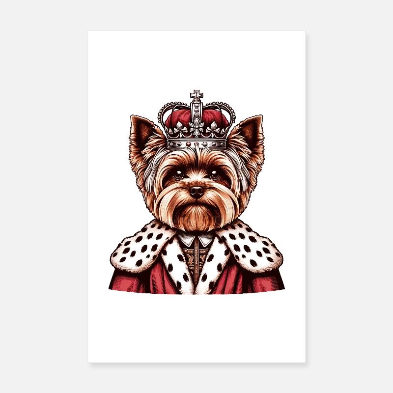Roi du Yorkshire Terrier Poster 20 x 30 cm