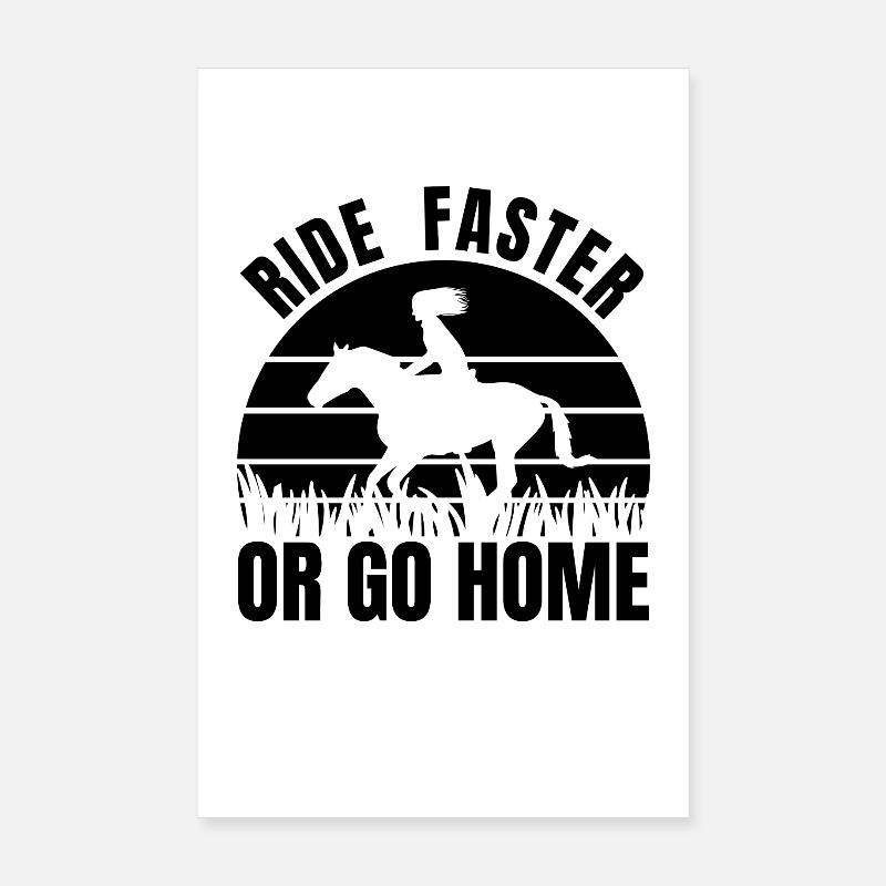 Riding Motivation Poster 8" x 12" (20x30 cm)