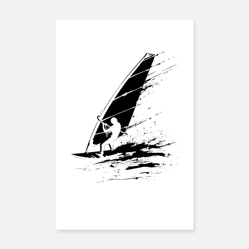 Windsurfer Poster 20x30 cm