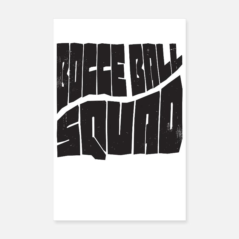 Bocce Ball Squad Outfit mit Jack Bocci Game Bocce Poster 20x30 cm