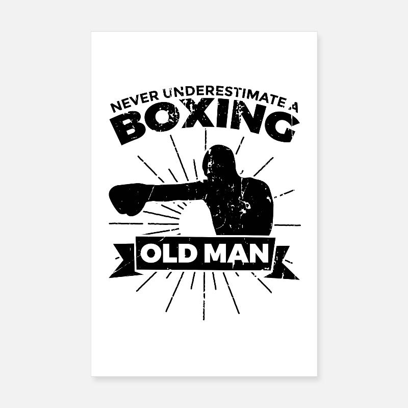 Boxer Opa Poster 20x30 cm