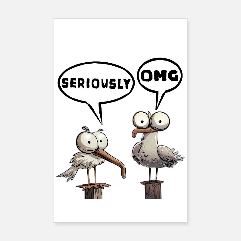 Omg, sérieusement, cool Poster 20 x 30 cm