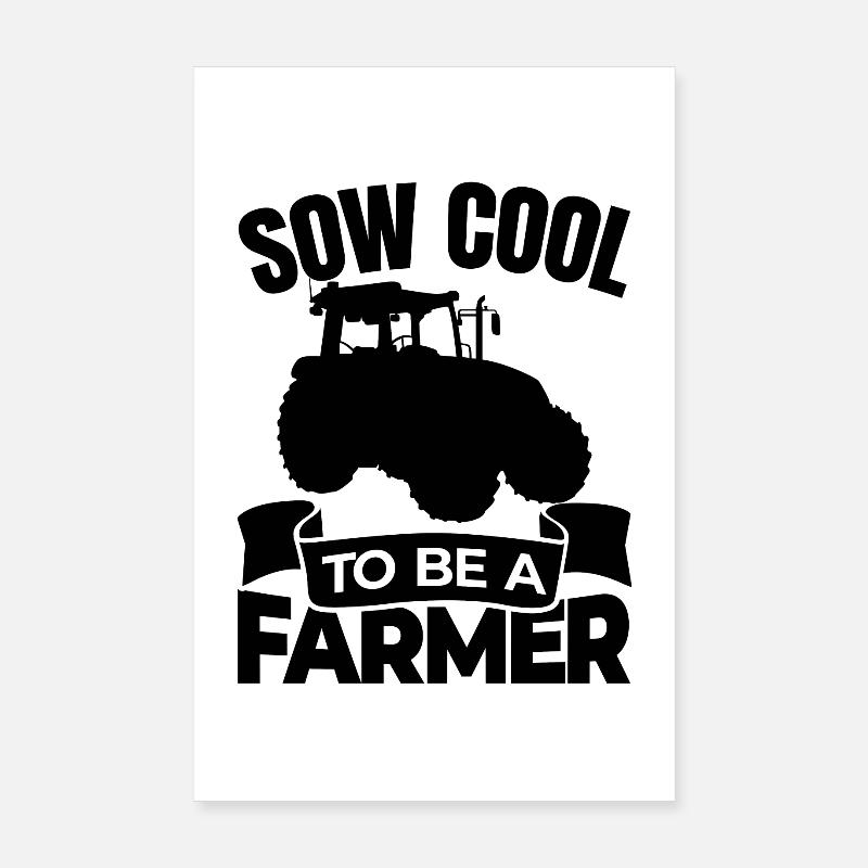 Blague de fermier Poster 20 x 30 cm