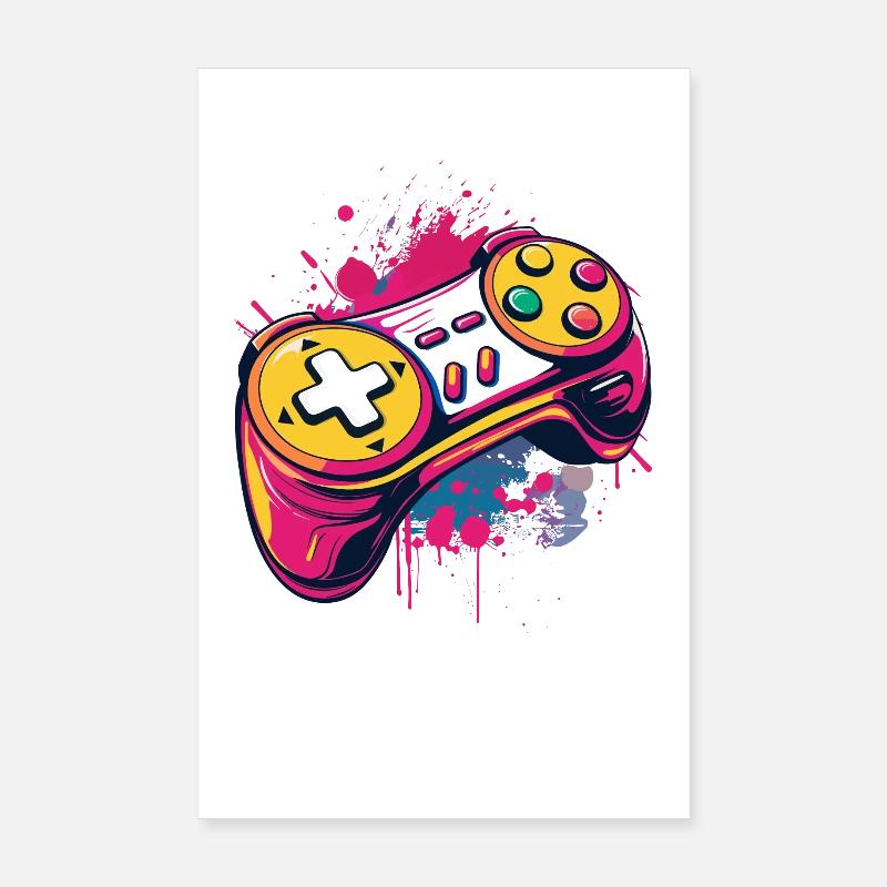 Gaming Controller Poster 20x30 cm