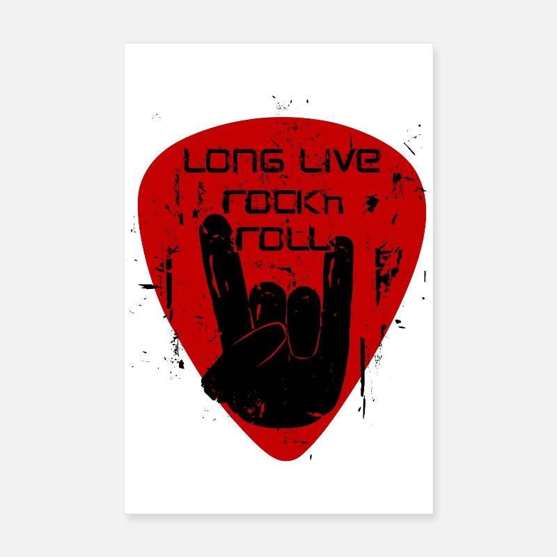 Long Live Rock'n'Roll Poster 8" x 12" (20x30 cm)