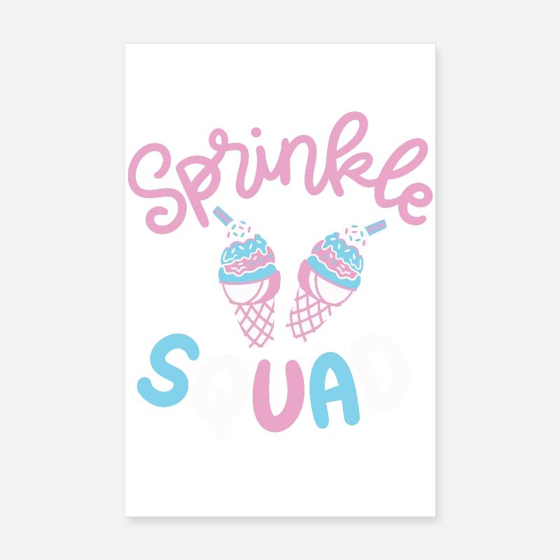 Eiscreme Poster 20x30 cm