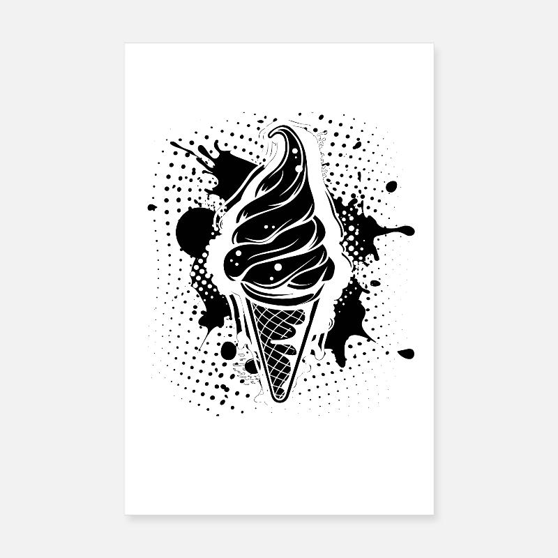 Ice cream cone Poster 8" x 12" (20x30 cm)