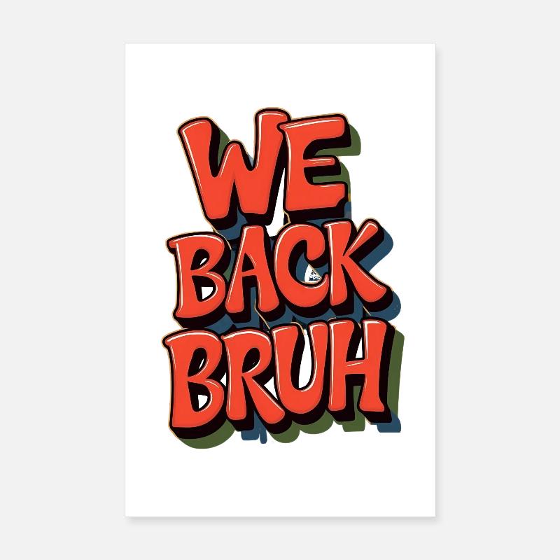 Cheerful Retro Greeting Design Poster 8" x 12" (20x30 cm)