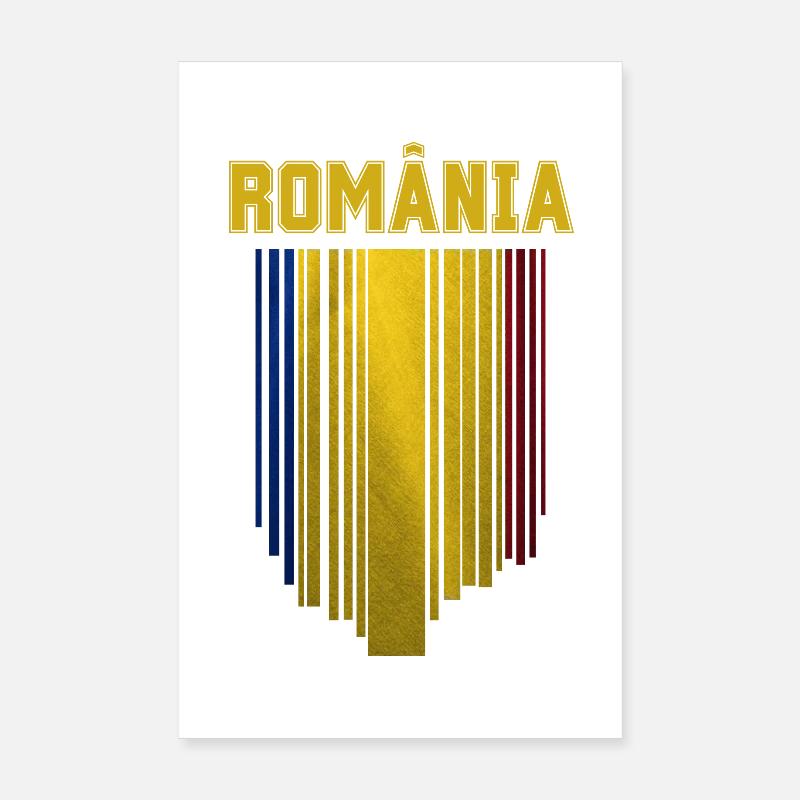 Romanian flag, Romanian pride Poster 8" x 12" (20x30 cm)