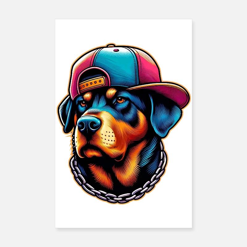 Dog Poster 8" x 12" (20x30 cm)
