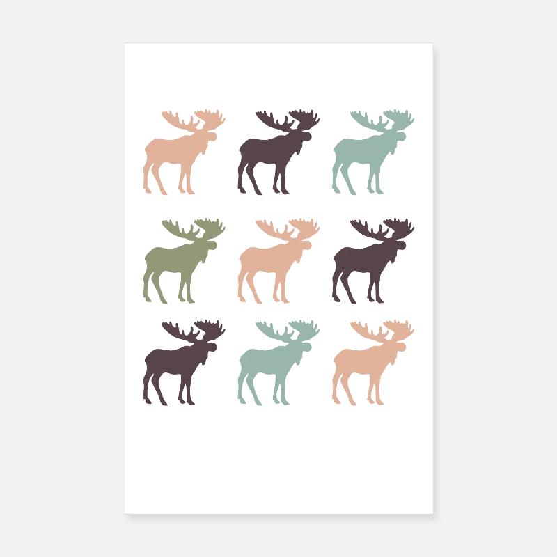 Elch Poster 20x30 cm