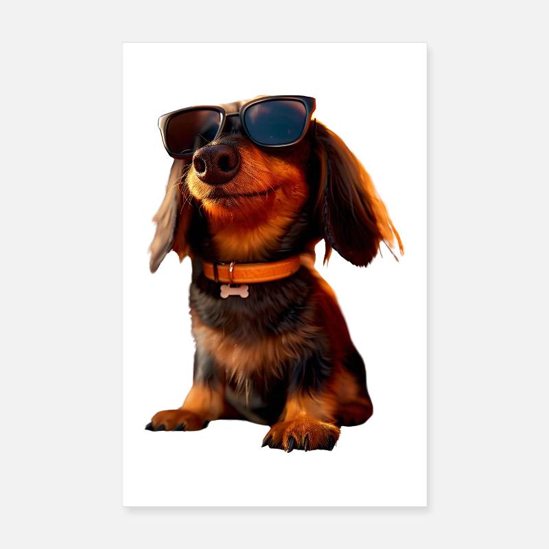Teckel, Teckel, Teckel miniature, Dachshund Club, Teckel Poster 20 x 30 cm
