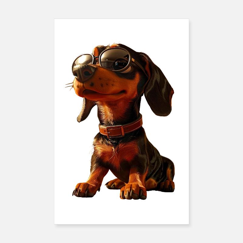Teckel, Teckel, Teckel miniature, Dachshund Club, Teckel Poster 20 x 30 cm