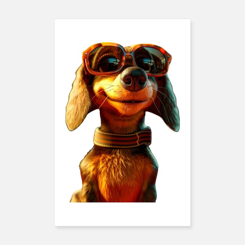 Teckel, Teckel, Teckel miniature, Dachshund Club, Teckel Poster 20 x 30 cm