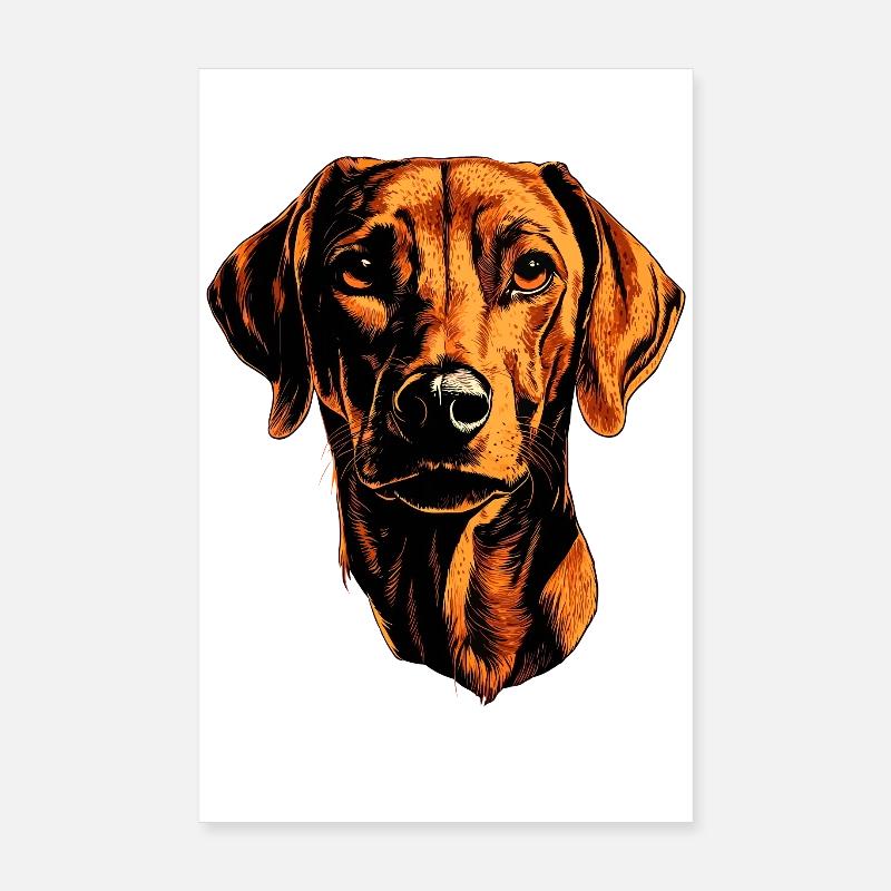 Rhodesian Ridgeback Hunting Dog Dogs Pride Ridgeback Poster 8" x 12" (20x30 cm)