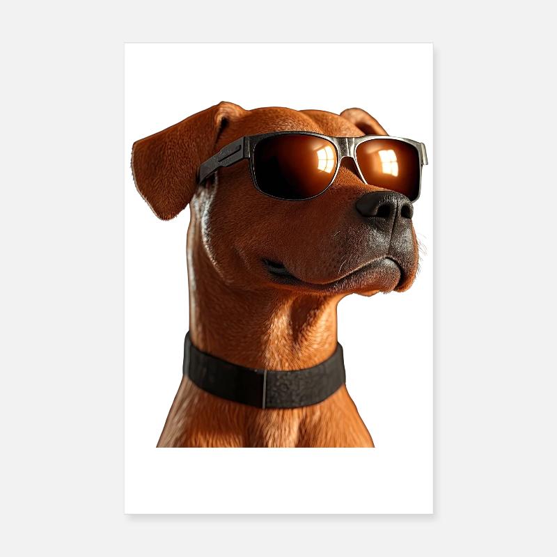 Rhodesian Ridgeback Jagdhund Hunde Stolz Ridgeback Poster 20x30 cm