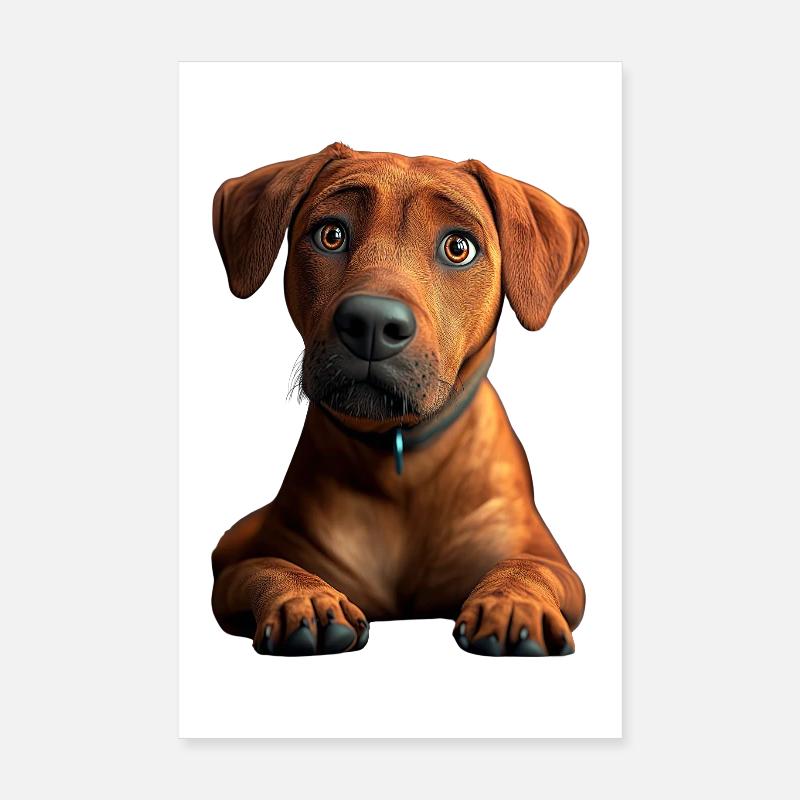 Rhodesian Ridgeback Jagdhund Hunde Stolz Ridgeback Poster 20x30 cm