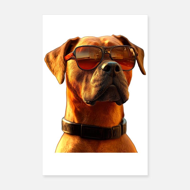 Rhodesian Ridgeback Chien de chasse Chiens Pride Ridgeback Poster 20 x 30 cm