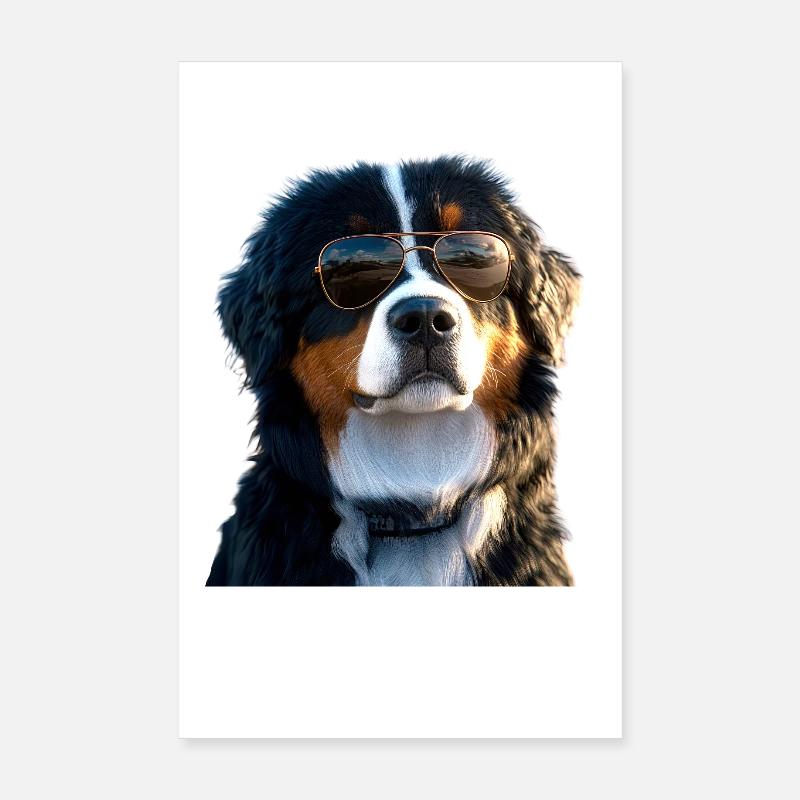 Bouvier bernois Chiens mignons Bouvier suisse Poster 20 x 30 cm