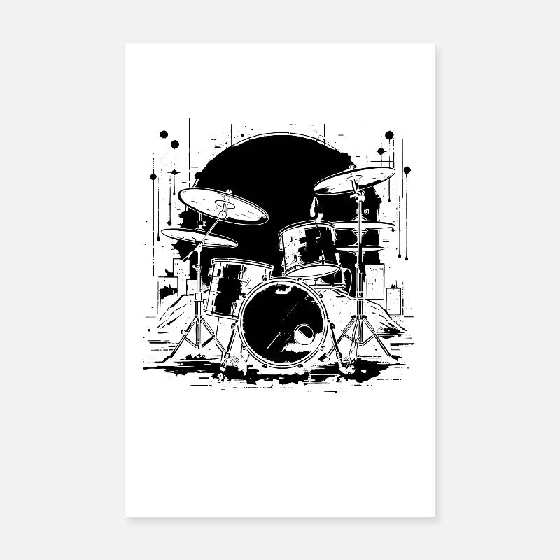 Graphiques de batterie Poster 20 x 30 cm