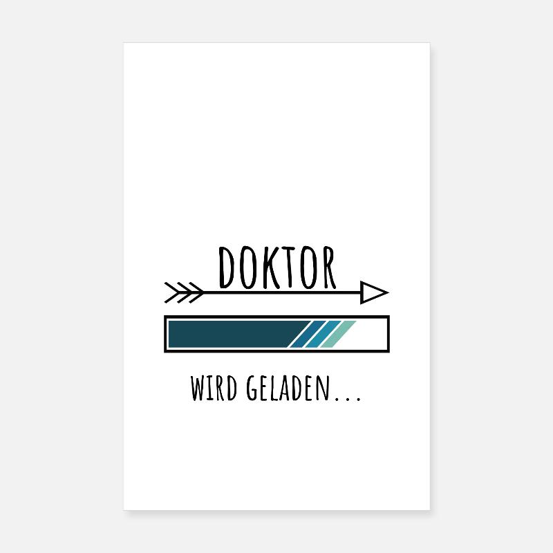 Doktoranten Geschenk Studium Poster 20x30 cm