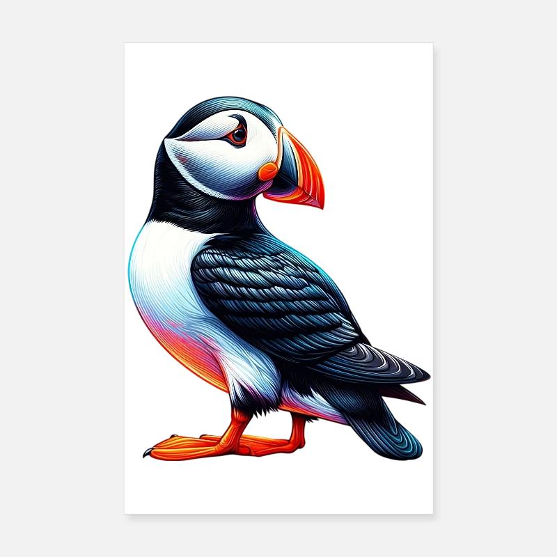 Papageitaucher Poster 20x30 cm